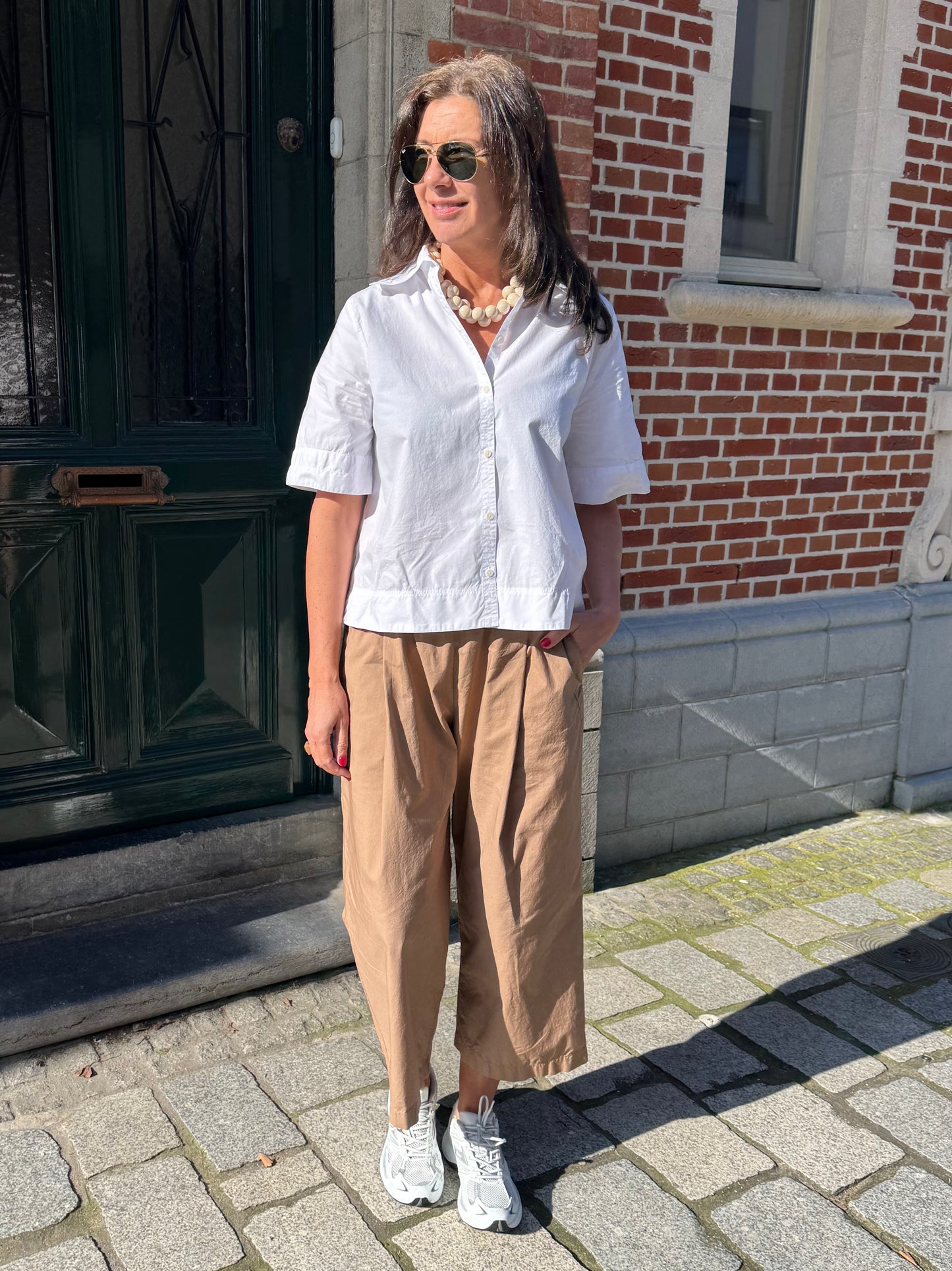 Rue de Tokyo Bloes Seren Popeline White