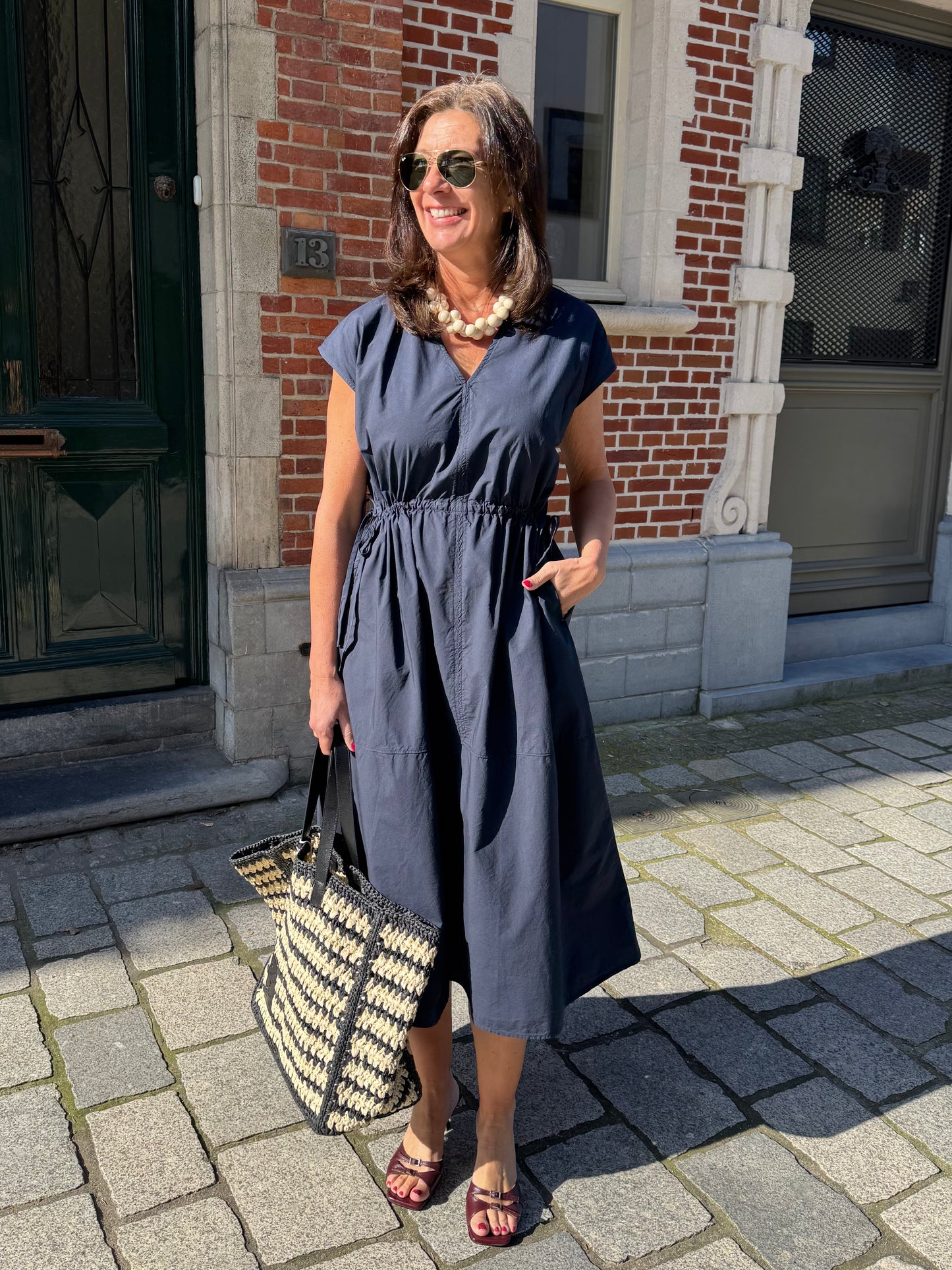 Rue de Tokyo Jurk Dalila Dark Navy