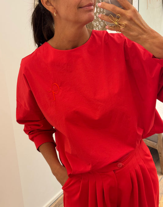 Gisèle The Label Bloes Rodeo Red