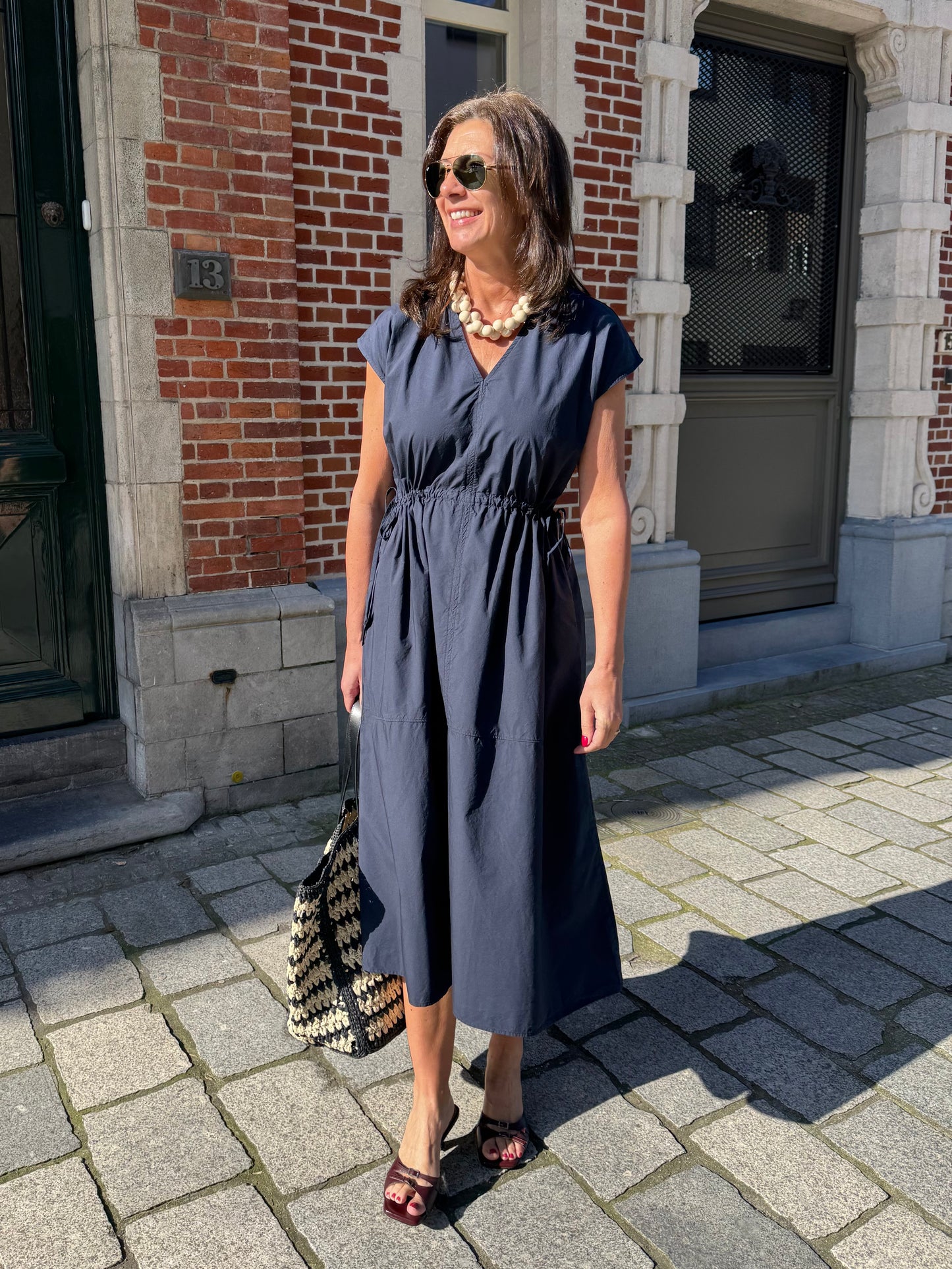 Rue de Tokyo Jurk Dalila Dark Navy