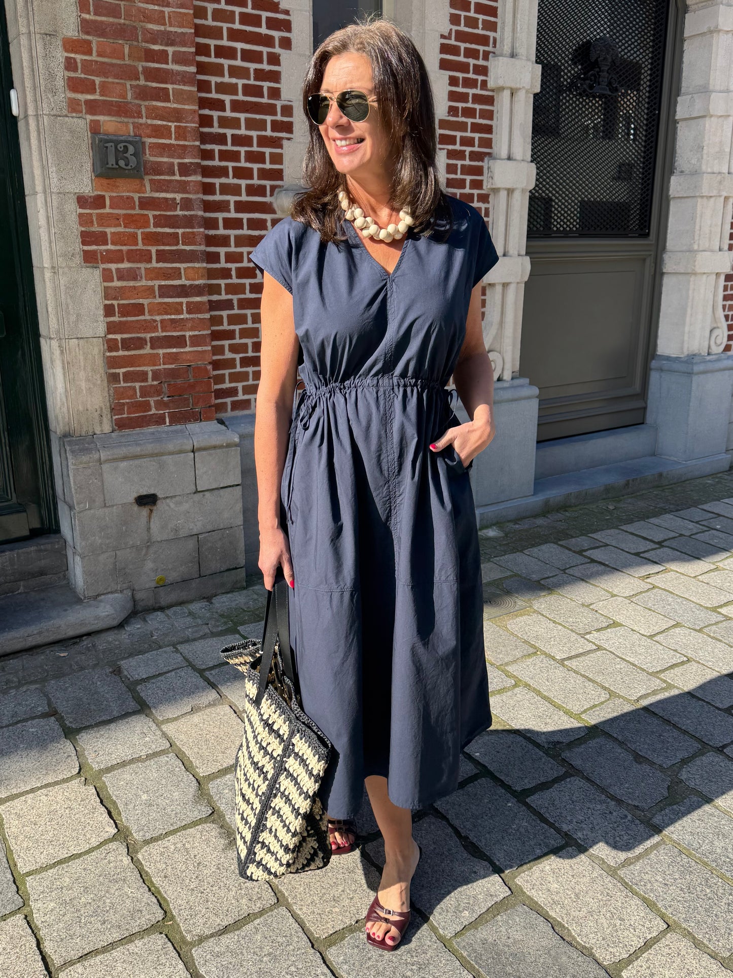 Rue de Tokyo Jurk Dalila Dark Navy