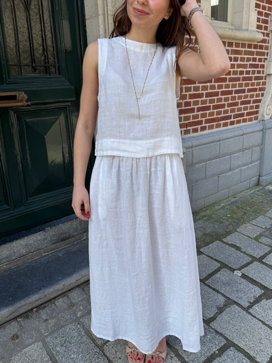 The New Society Top Melissa Pure Cloud