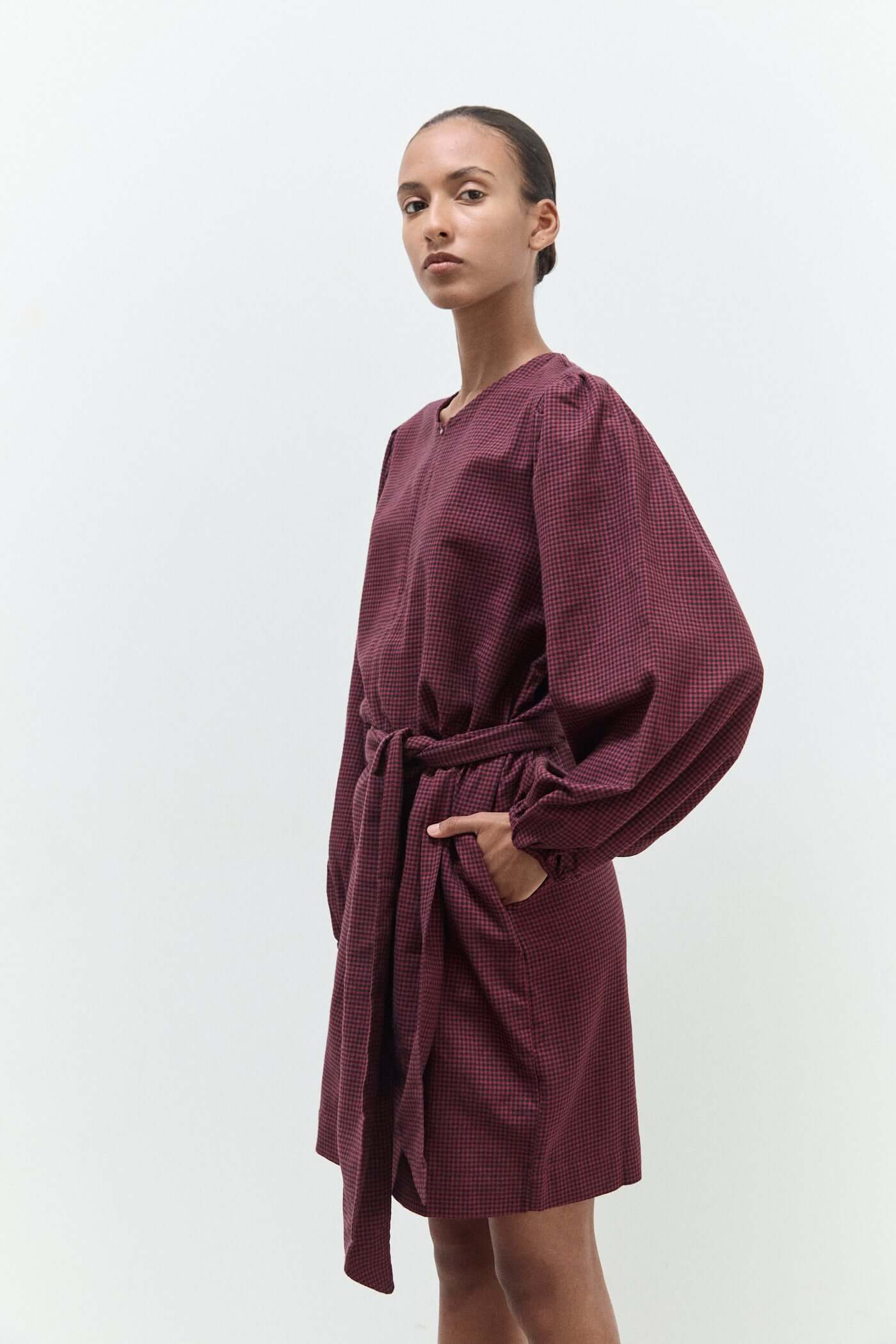 Liv The Label Jurk Billie Red Gingham