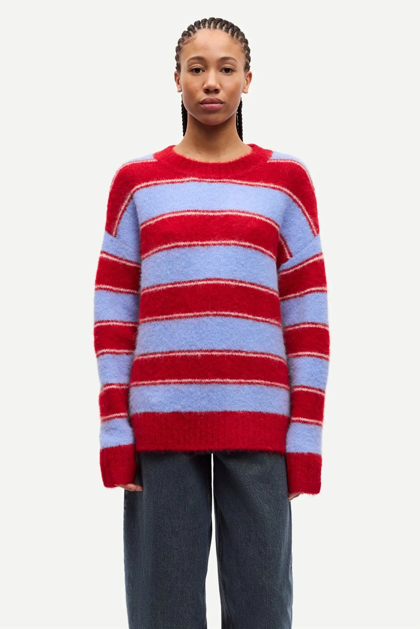 Samsoe Samsoe Pull Sajeanne Haute Red Stripe