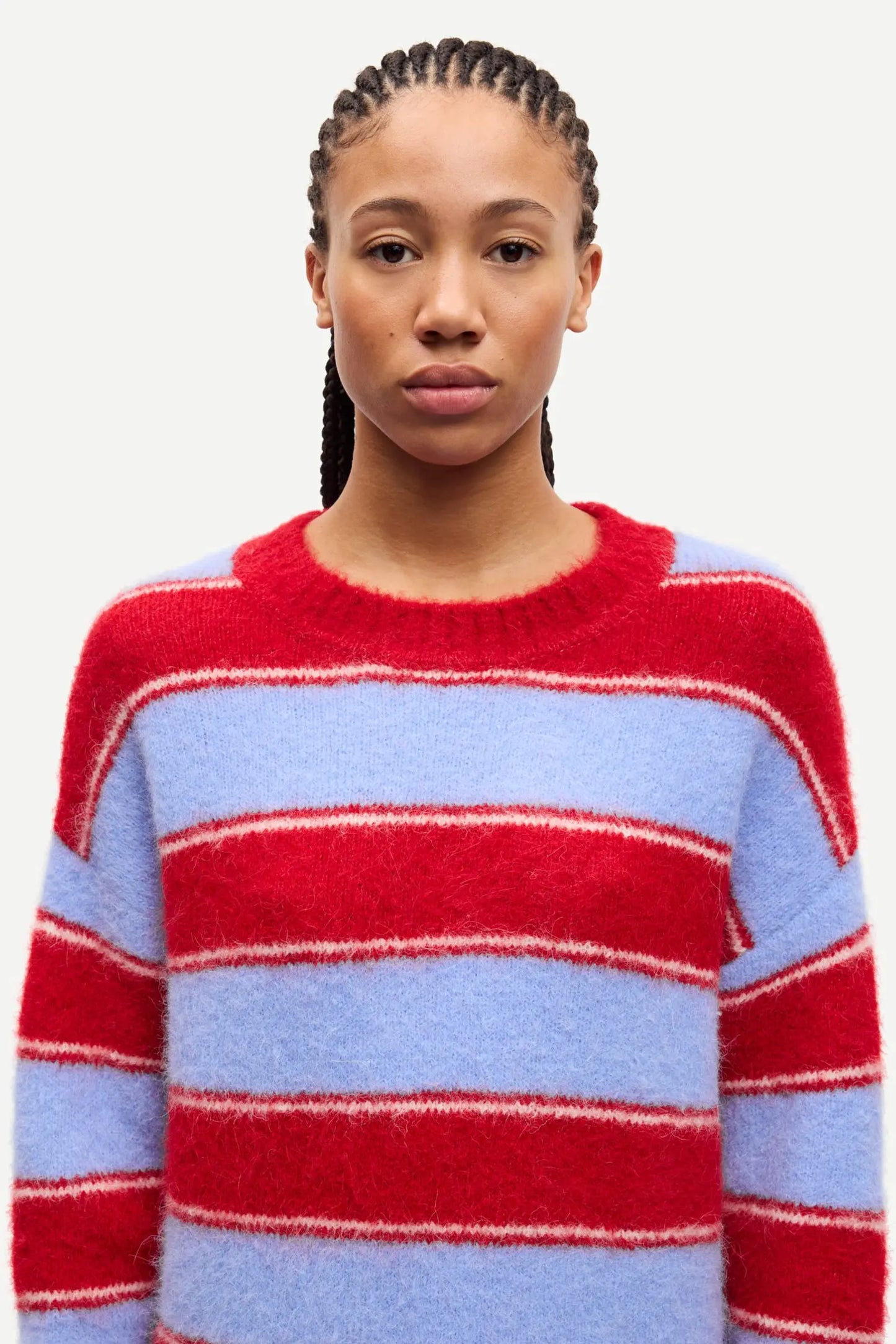 Samsoe Samsoe Pull Sajeanne Haute Red Stripe