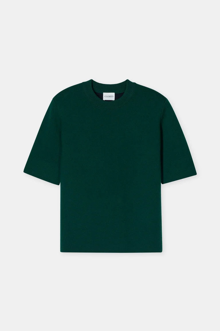 Closed Pull Korte Mouw Royal Green