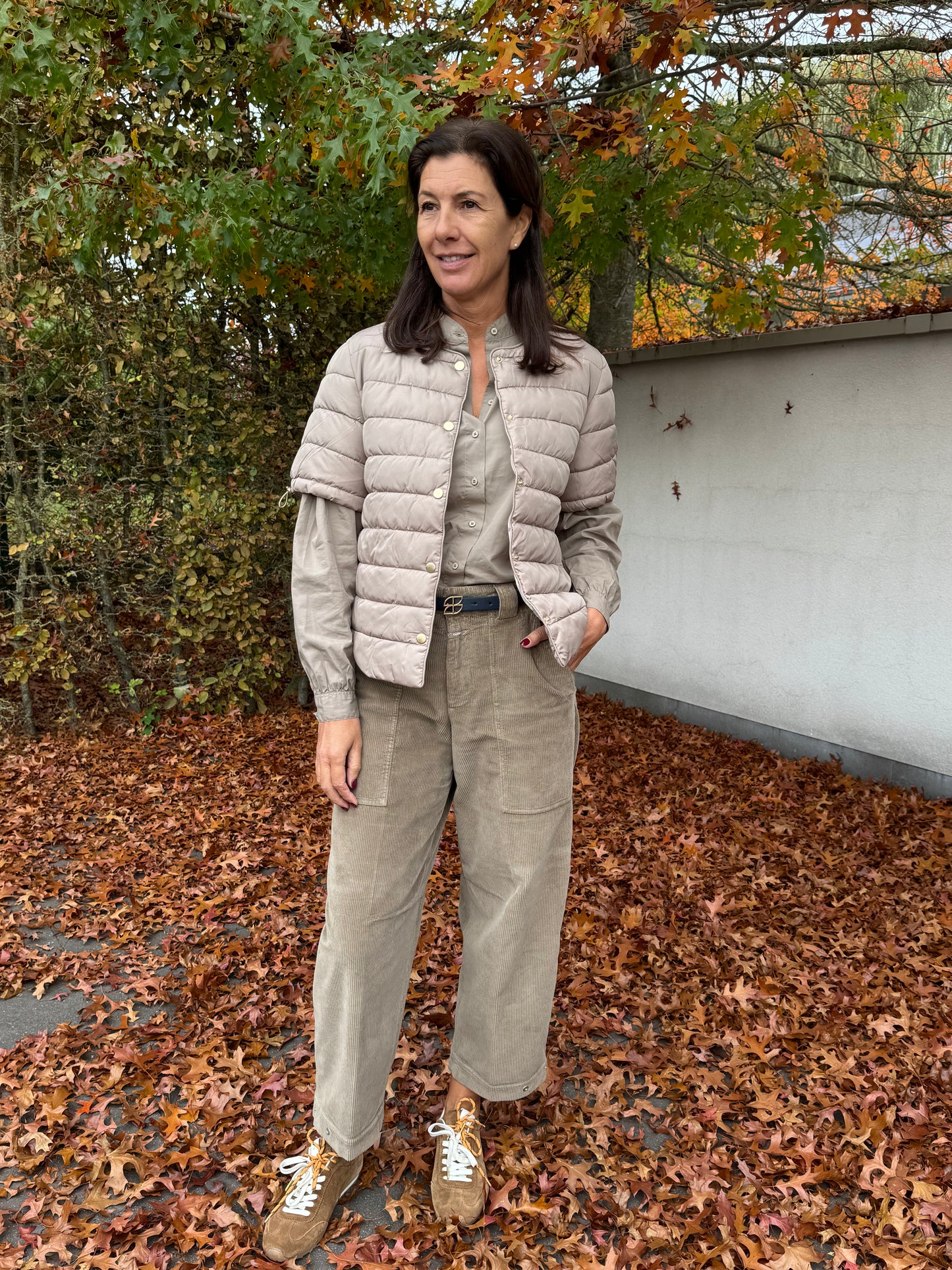 Closed Broek Barrel Rhannon Clay Beige