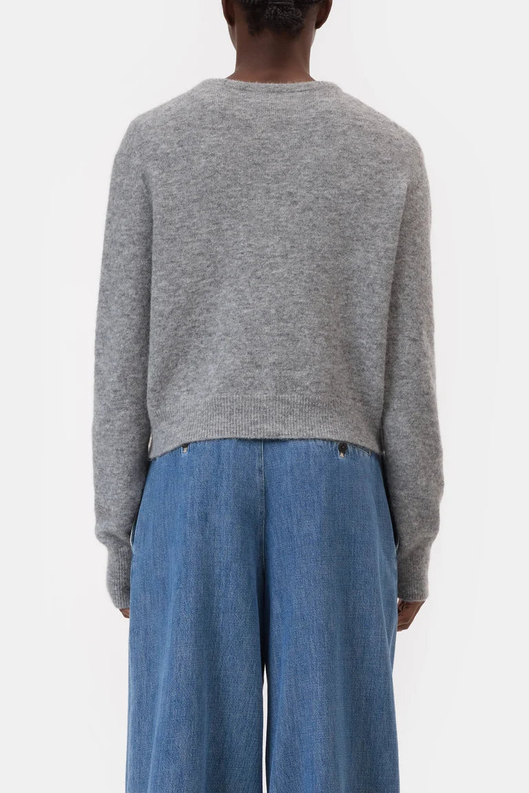 Closed Cardigan Light Grey Melange