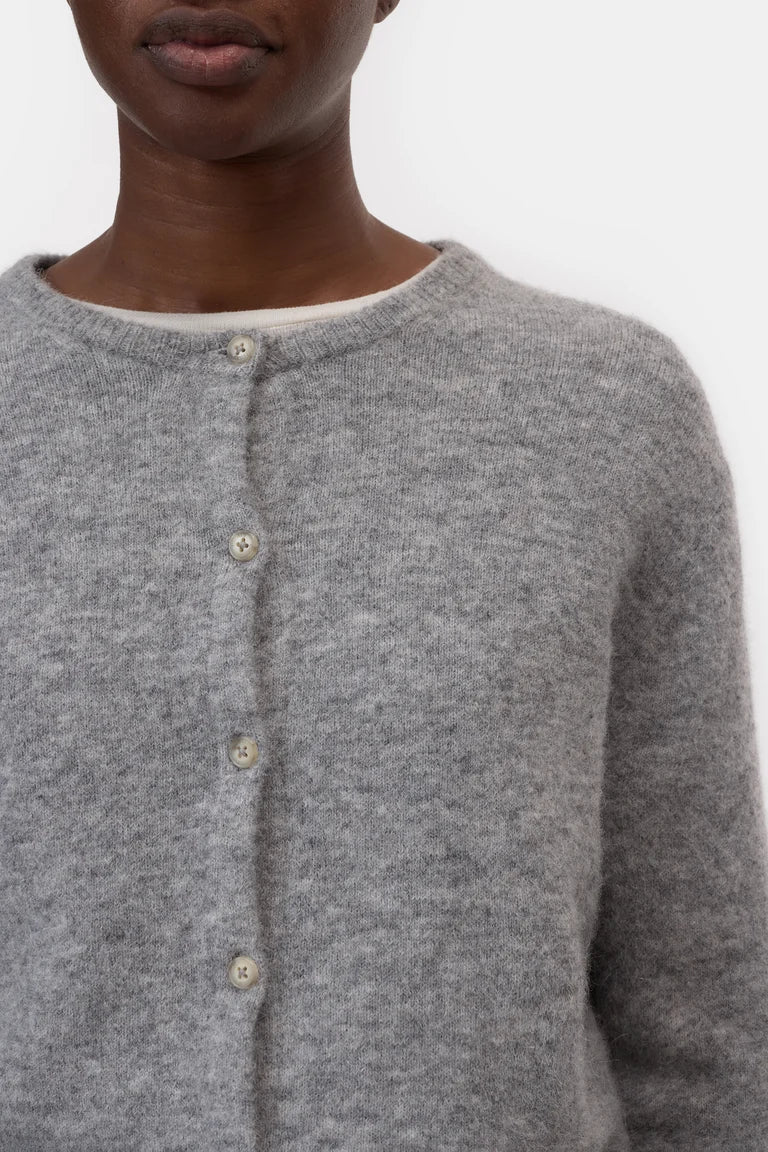 Closed Cardigan Light Grey Melange
