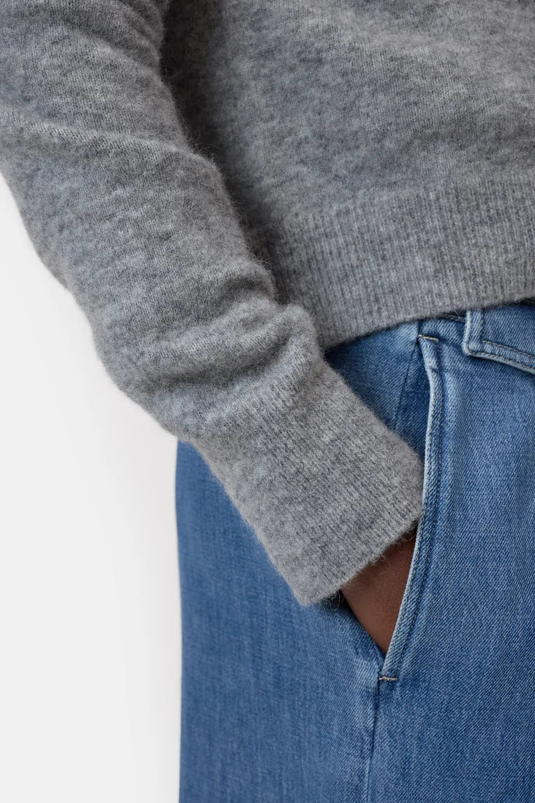 Closed Cardigan Light Grey Melange