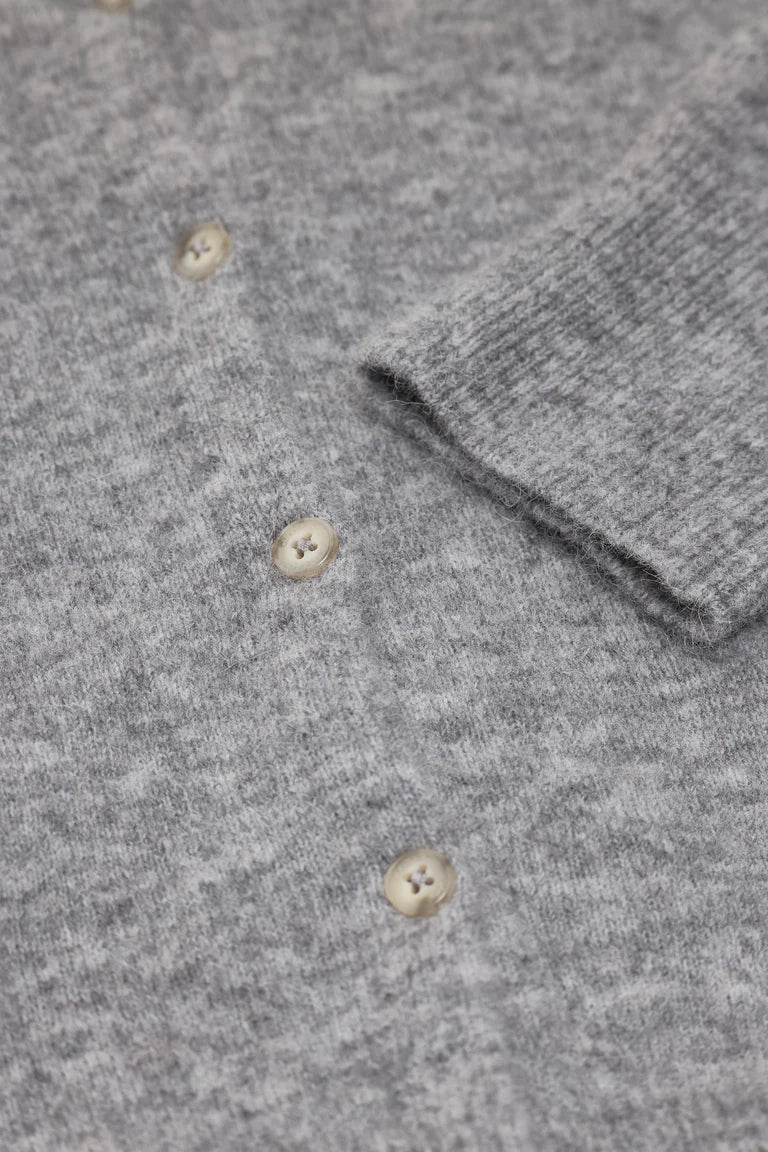 Closed Cardigan Light Grey Melange