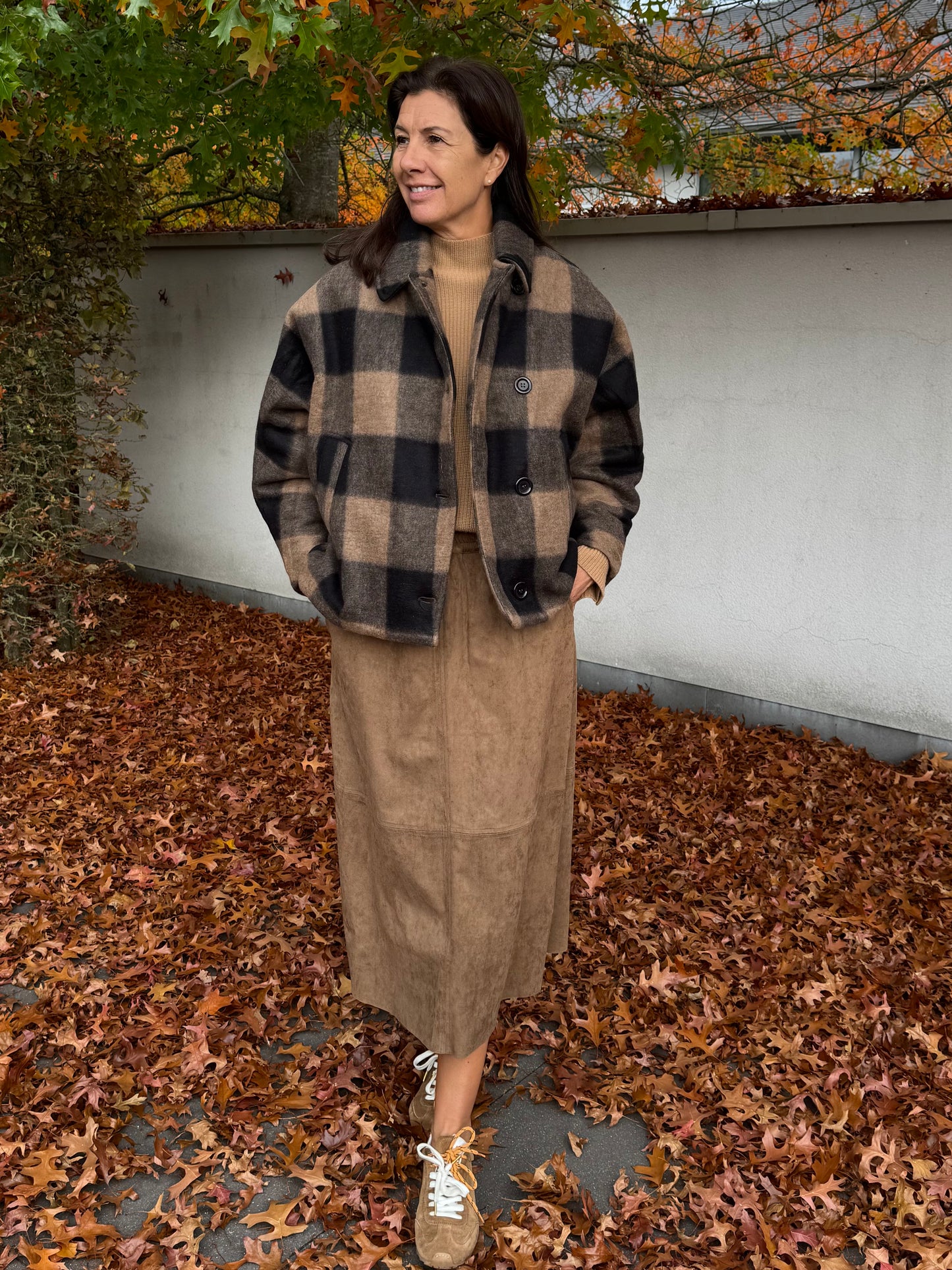 Liv The Label Jas Hazel Camel / Black Check