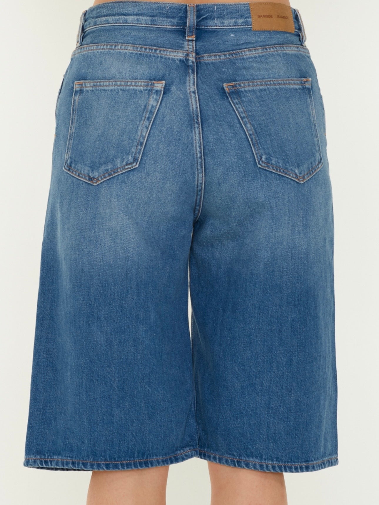 Samsoe Samsoe Short Sarebecca Fluid Denim