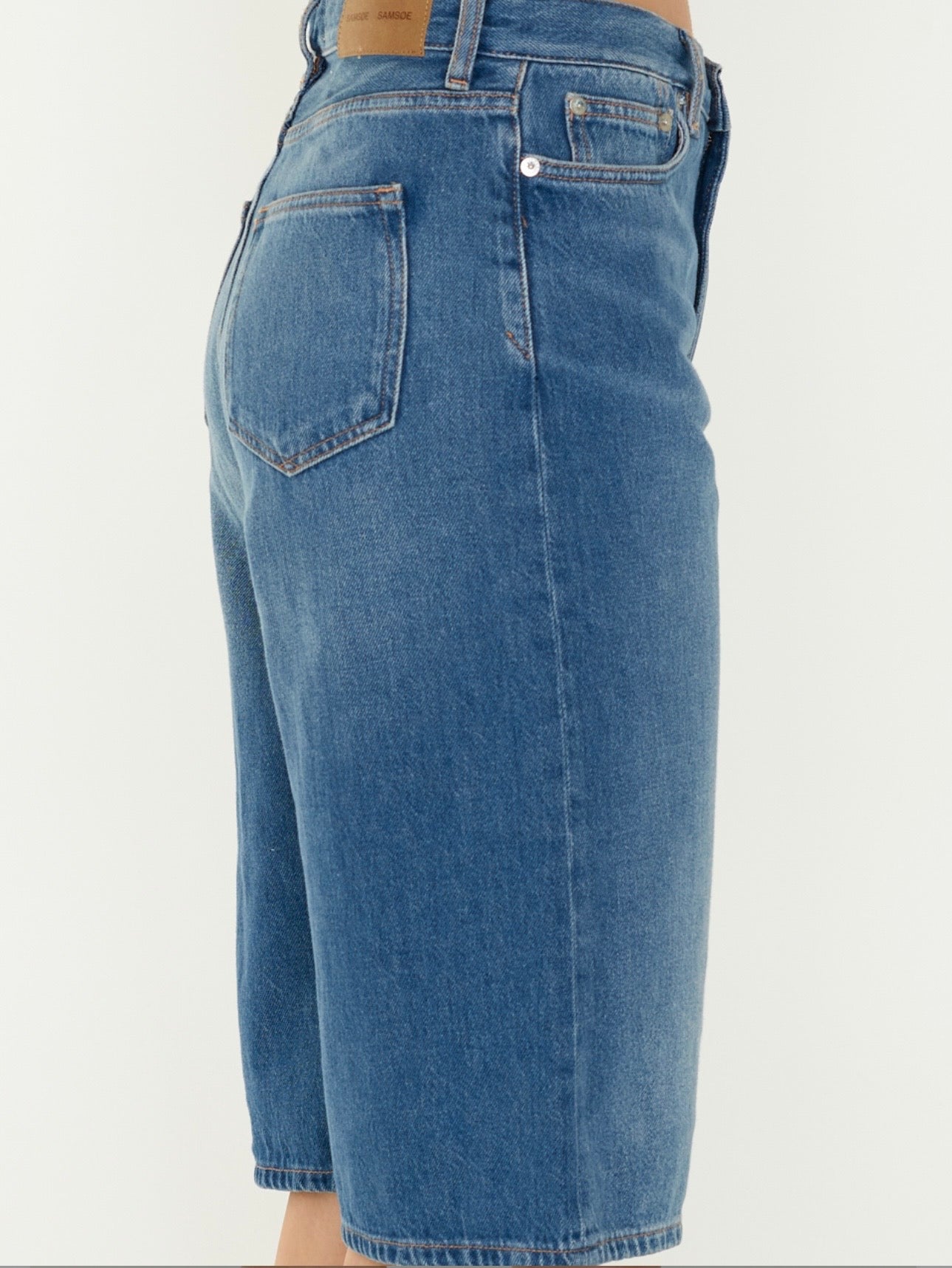 Samsoe Samsoe Short Sarebecca Fluid Denim