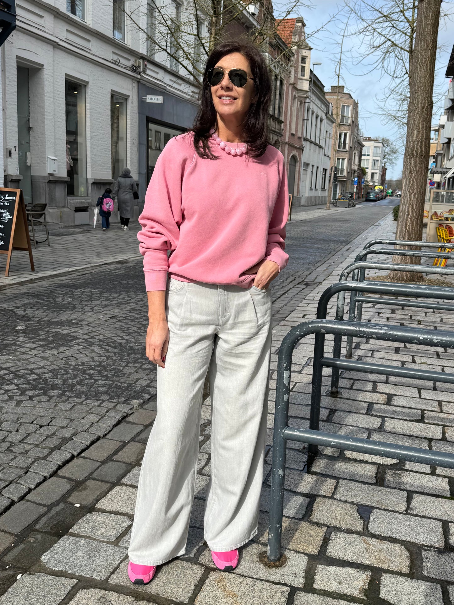 By-Bar Sweater Carrie Pink