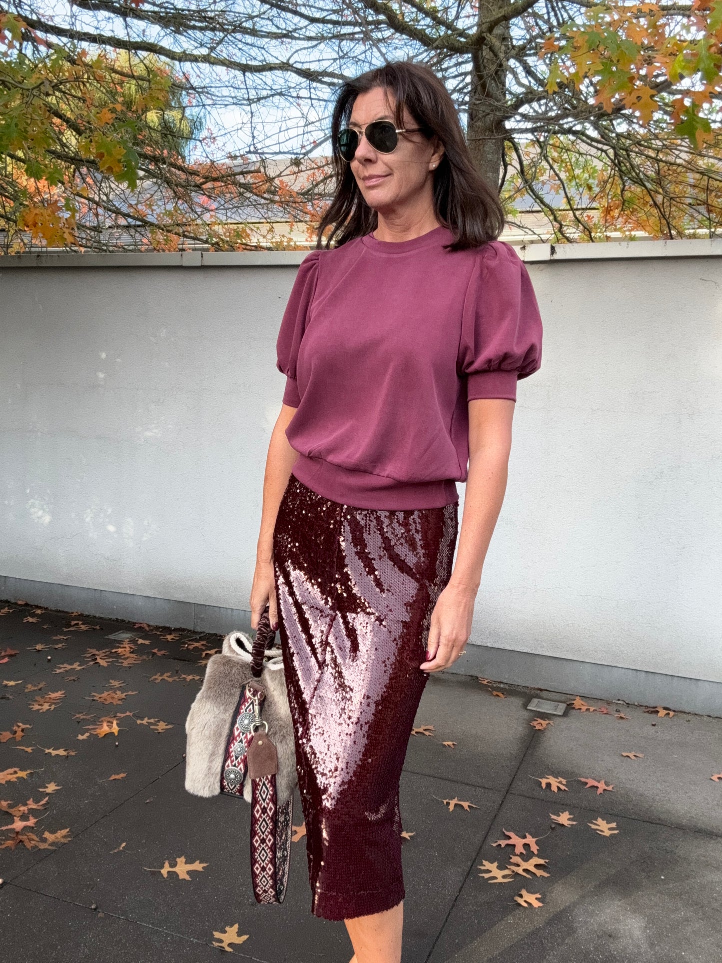 Minus T-Shirt MSLivana Cordovan