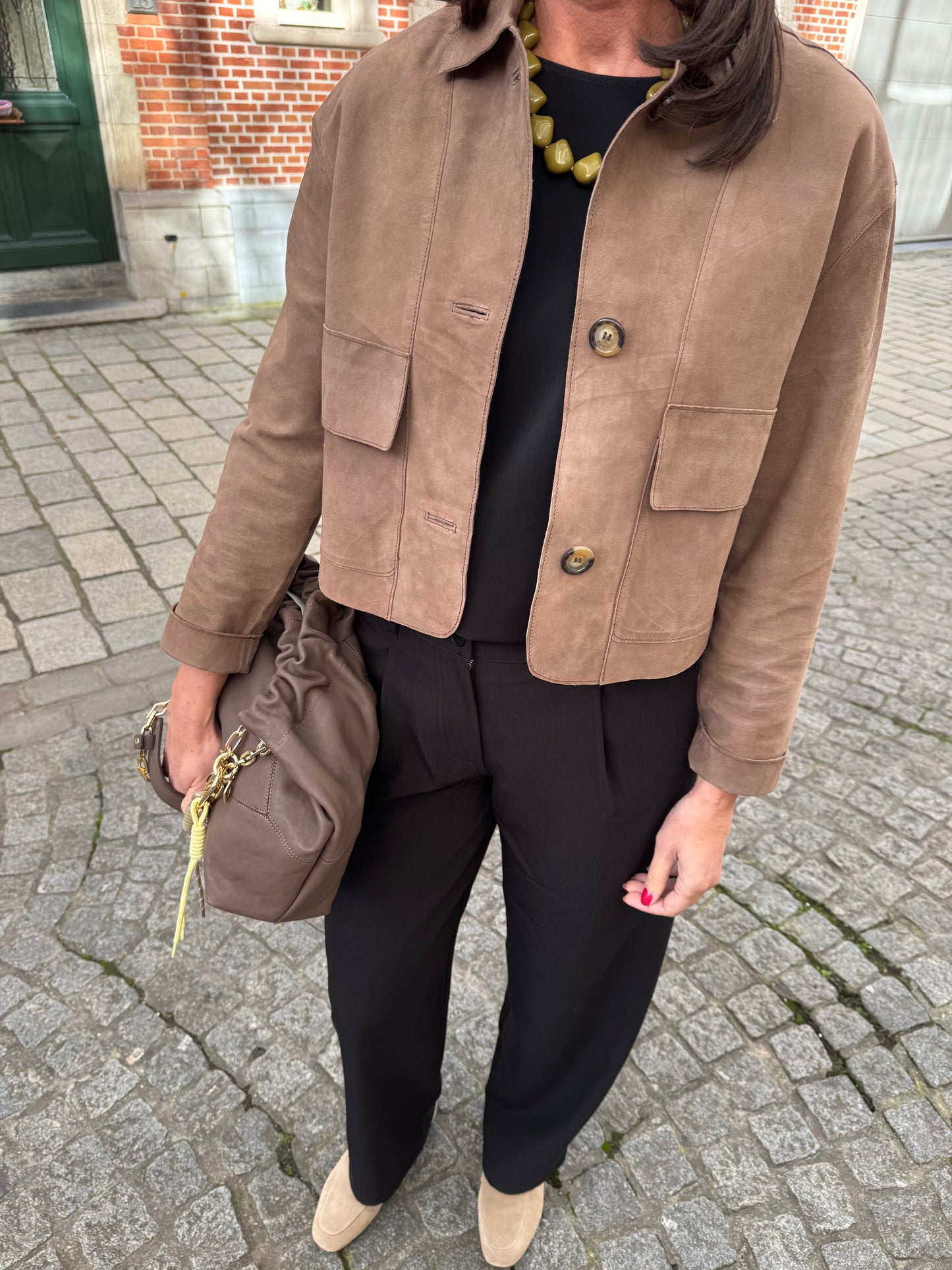 Janice Jas William Brown Suede