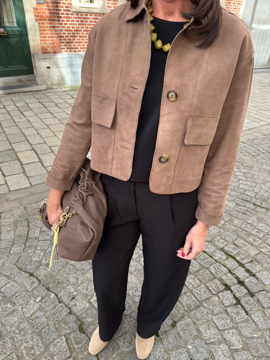 Janice Jas William Brown Suede