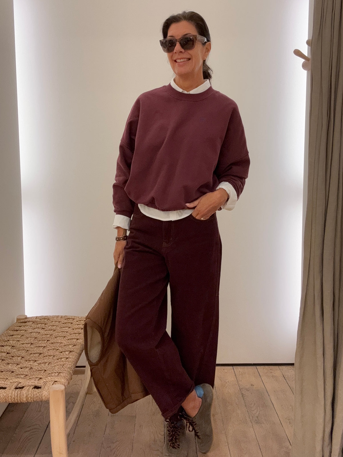 Jiji Broek Jeans Jeremy Bordeaux