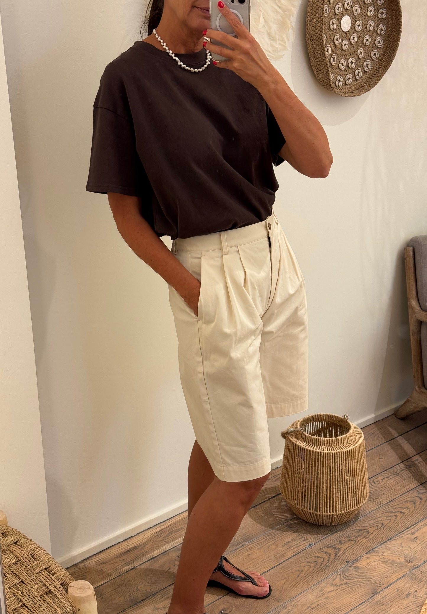 OUTLET Rue de Tokyo Short / Bermuda Prema Ivory