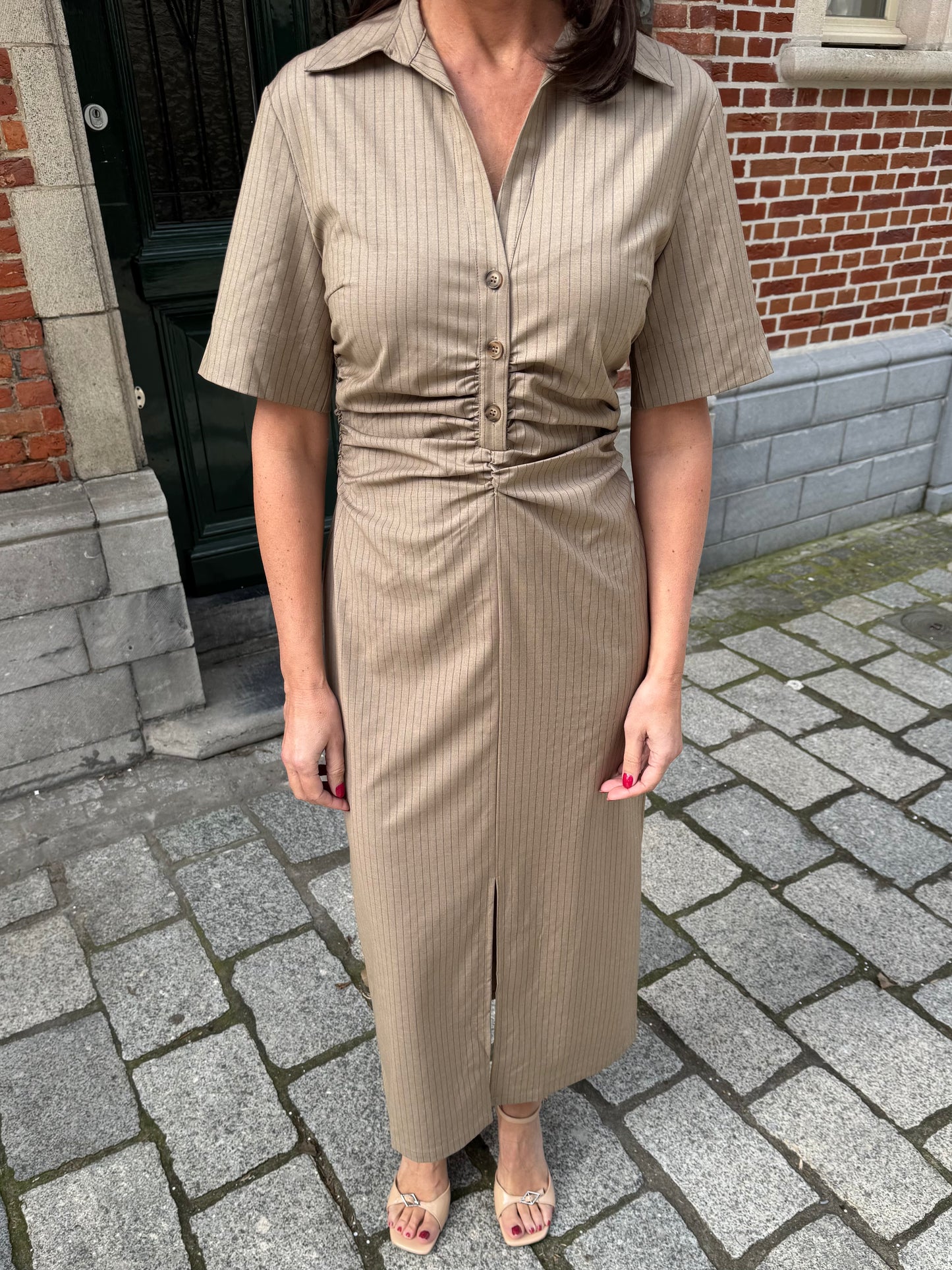 Jiji Studio Jurk Léandre Beige