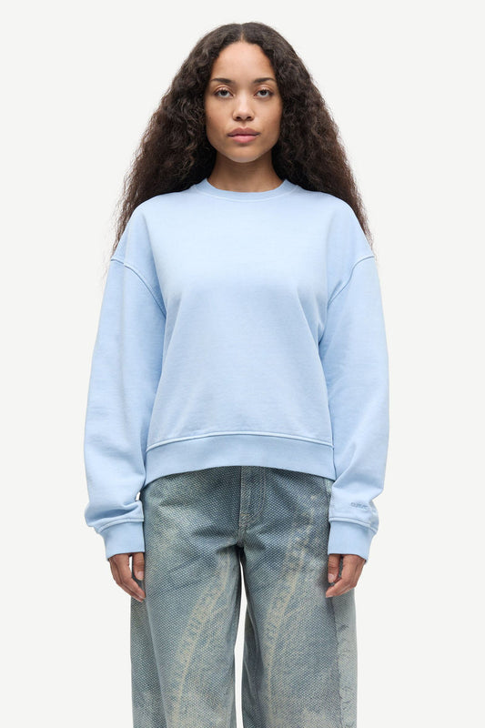 Samsoe Samsoe Sweater Savan Cashmere Blue Pigment