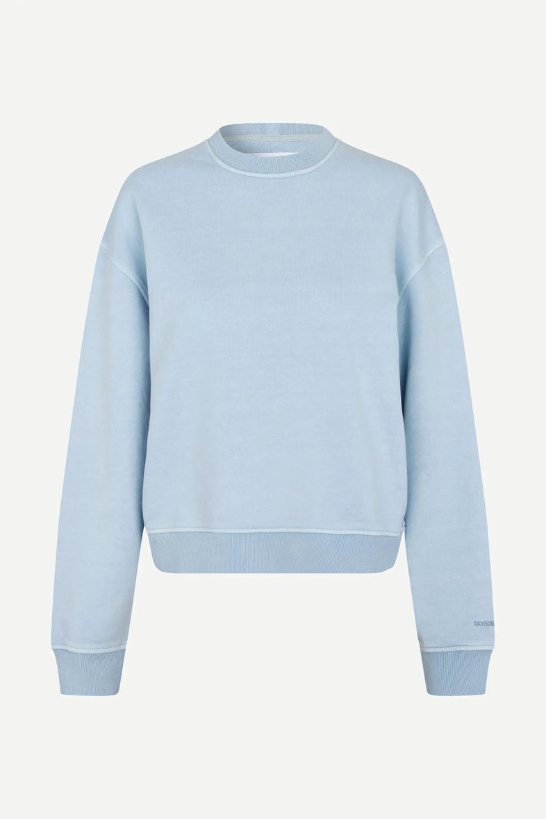 Samsoe Samsoe Sweater Savan Cashmere Blue Pigment