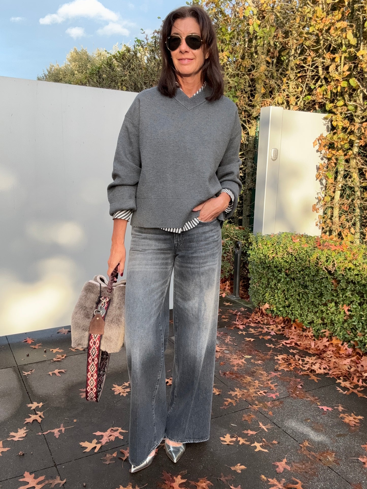 +People Jeans Europa Grigio