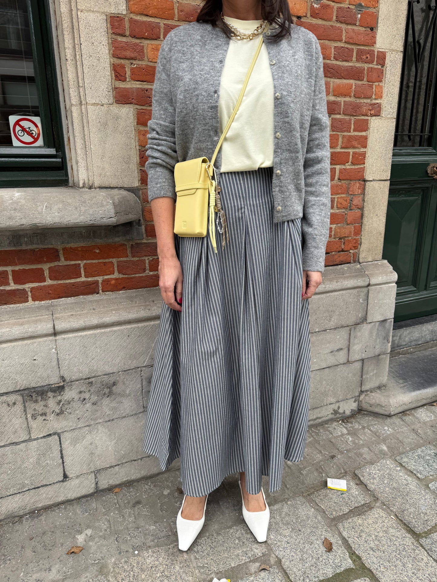 Closed Cardigan Light Grey Melange