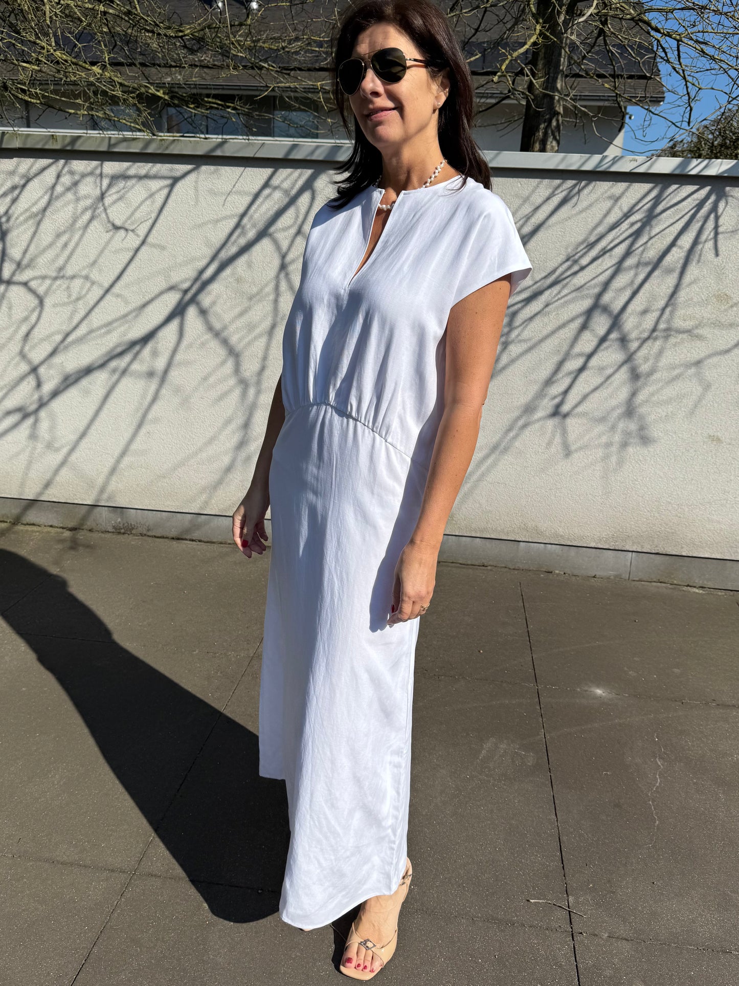 Samsoe Samsoe Jurk Sadaphne White