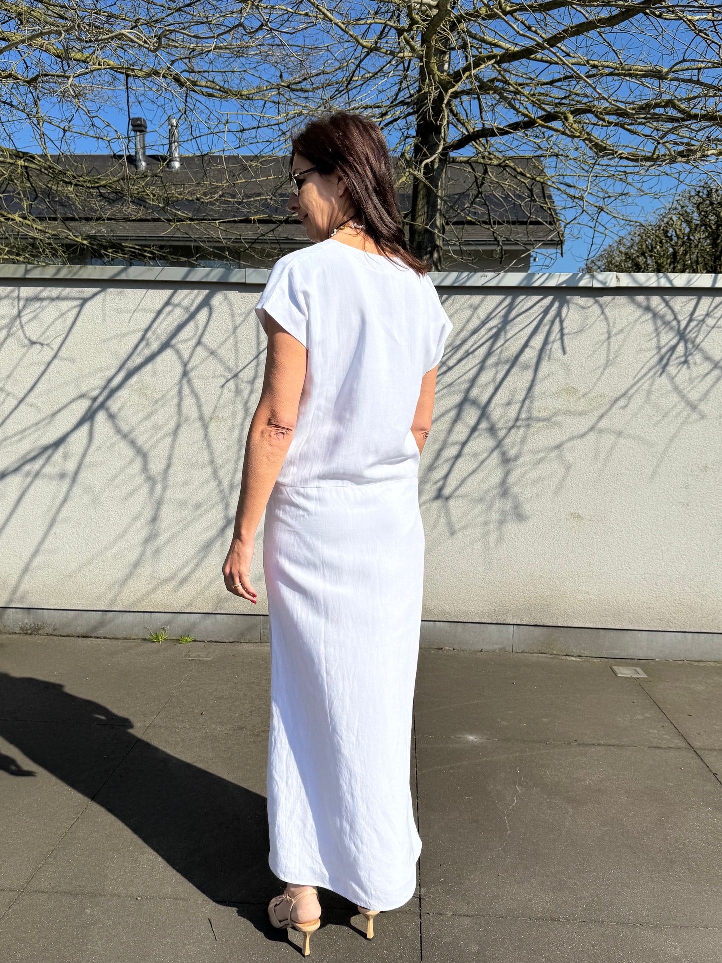 Samsoe Samsoe Jurk Sadaphne White