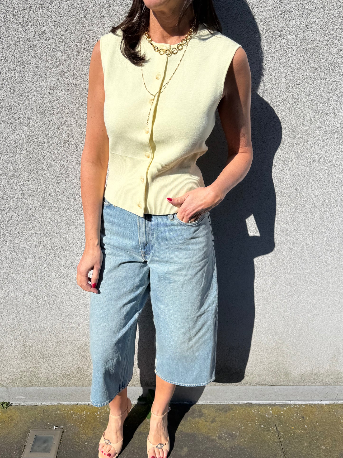 Samsoe Samsoe Top Saanne Ethereal Green (Geel)