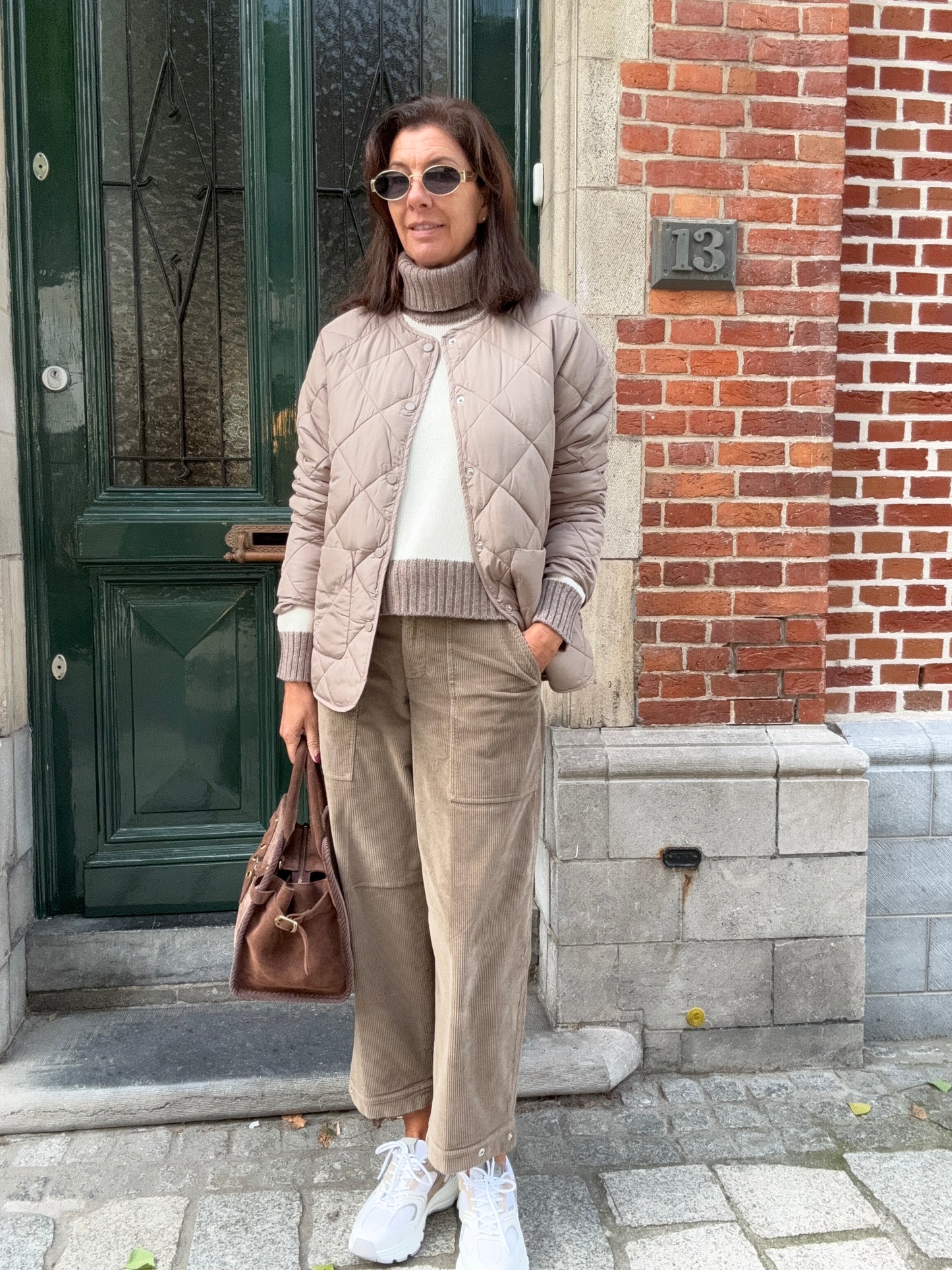 Coster Copenhagen Jas Asta Lange Mouwen Sand