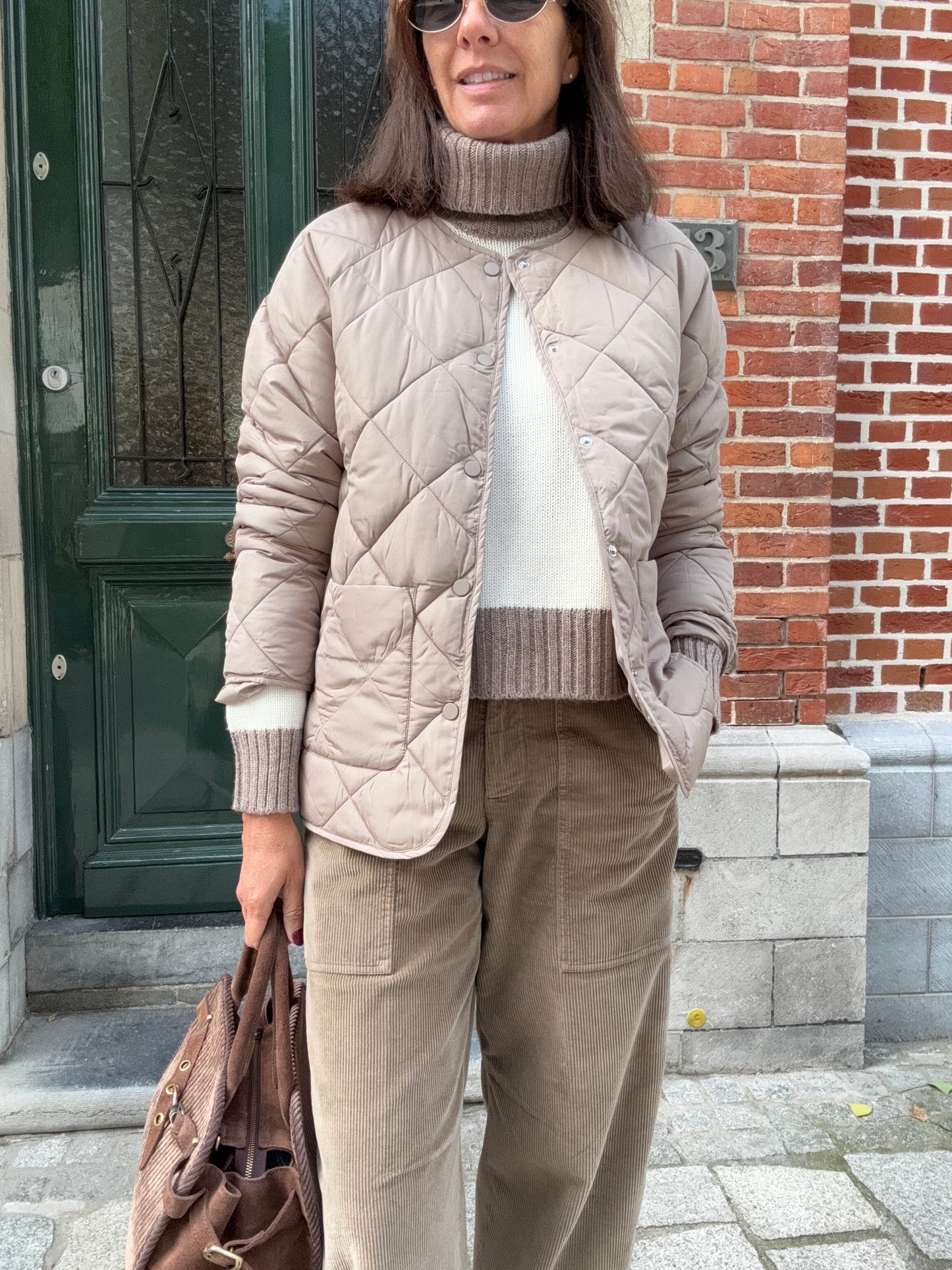 Coster Copenhagen Jas Asta Lange Mouwen Sand