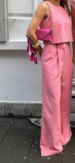 Gisèle The Label Broek Amalia Rosso