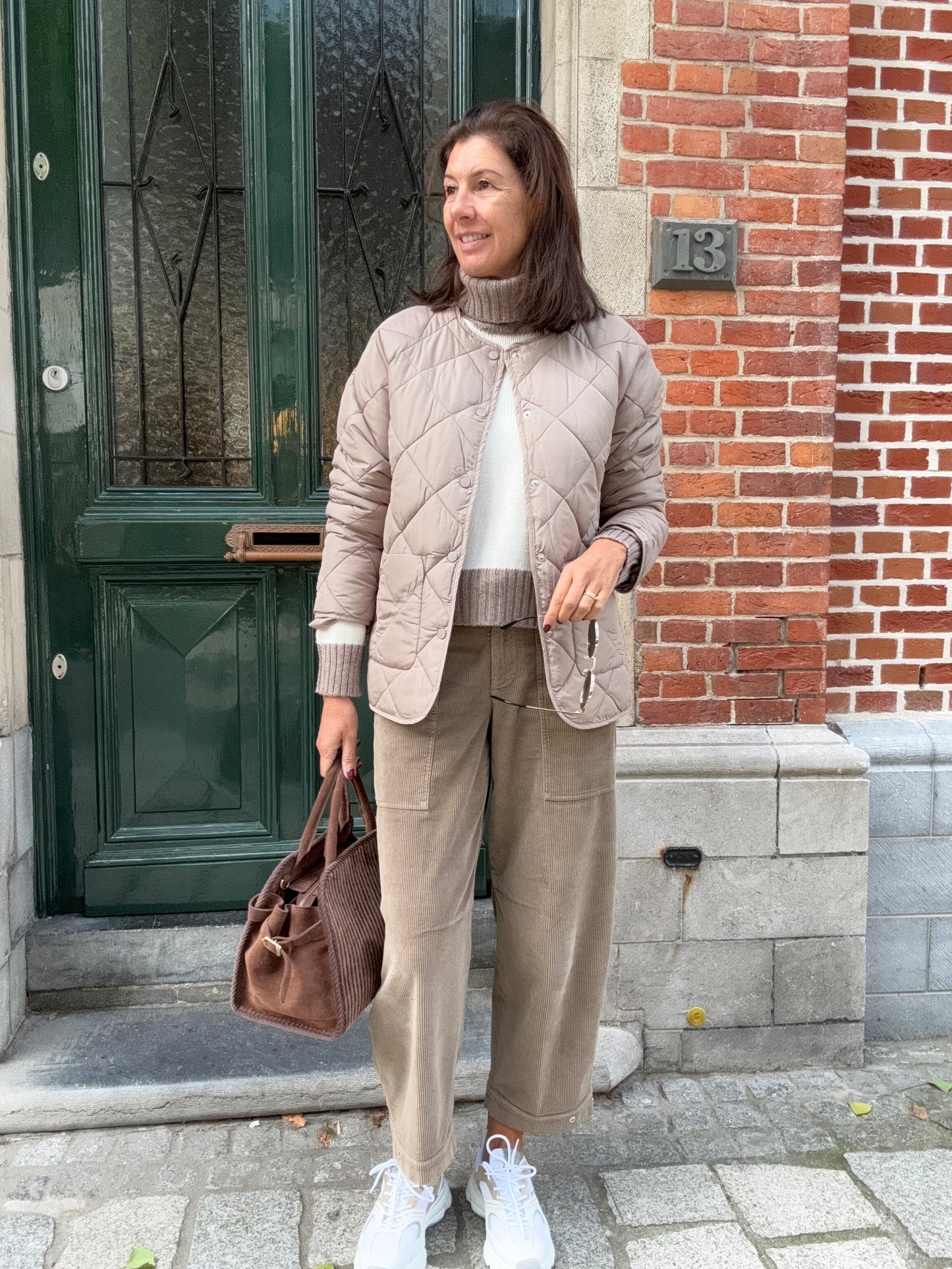 Coster Copenhagen Jas Asta Lange Mouwen Sand