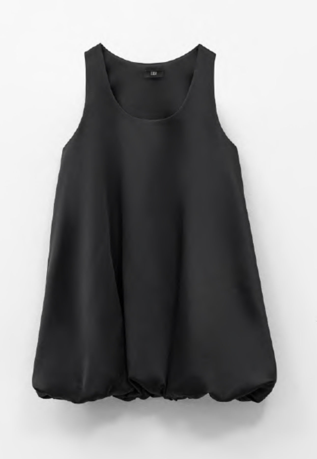 Eleh Jurk Kort Mouwloos Zwart