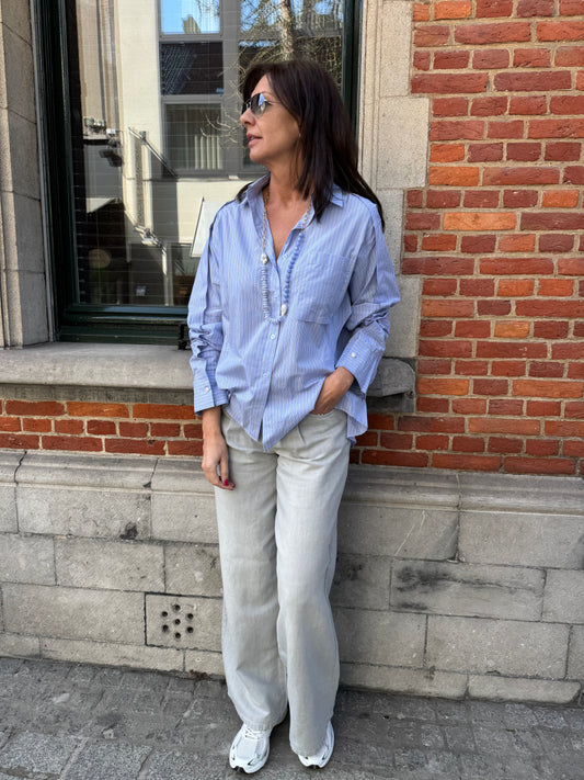 Janice Bloes Phil Blue Stripes