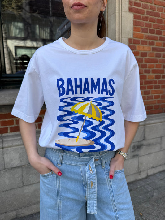 Liv The Label T-Shirt White Julianne Bahamas