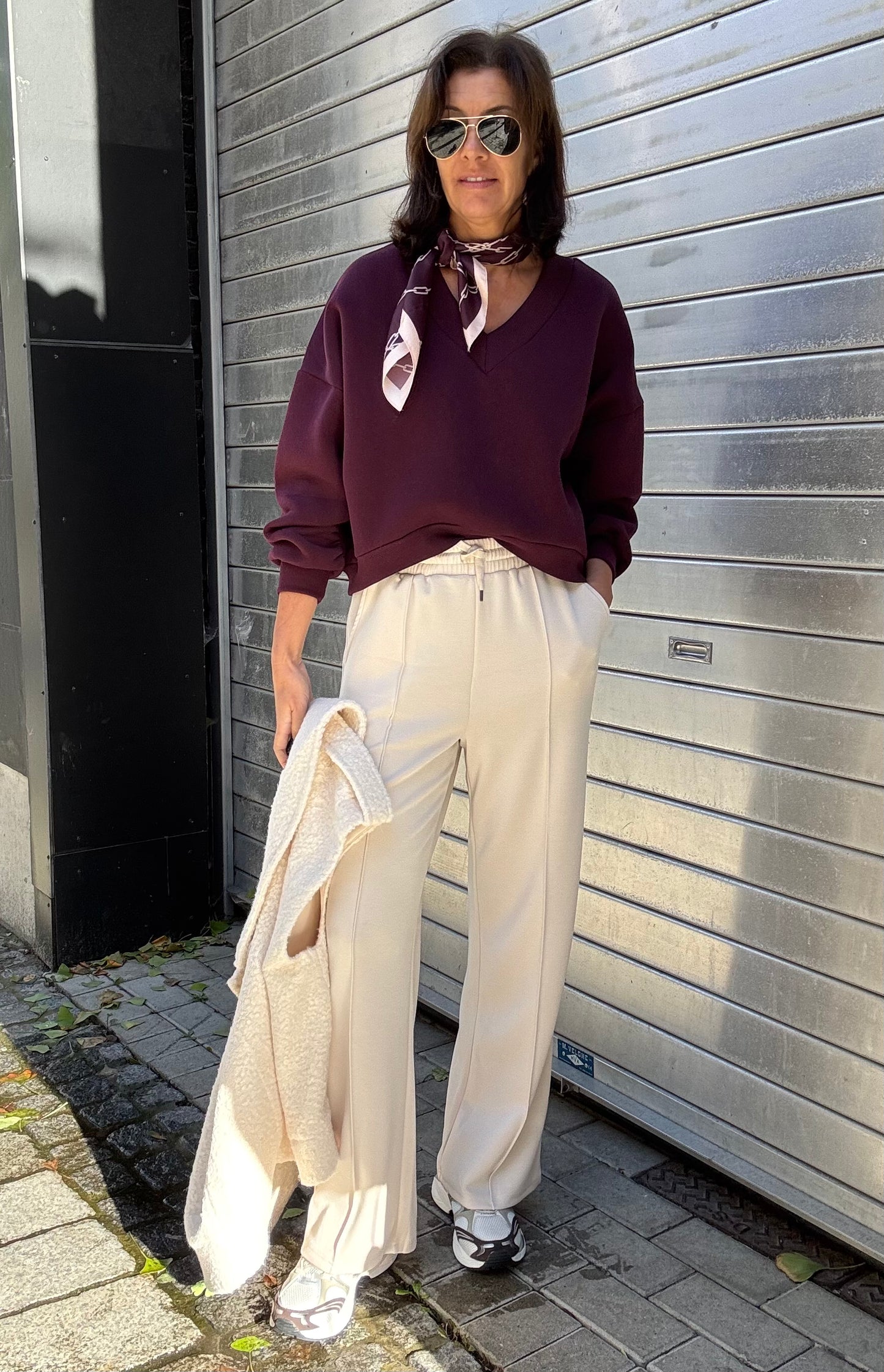 Peppercorn Broek Dicette Sandshell