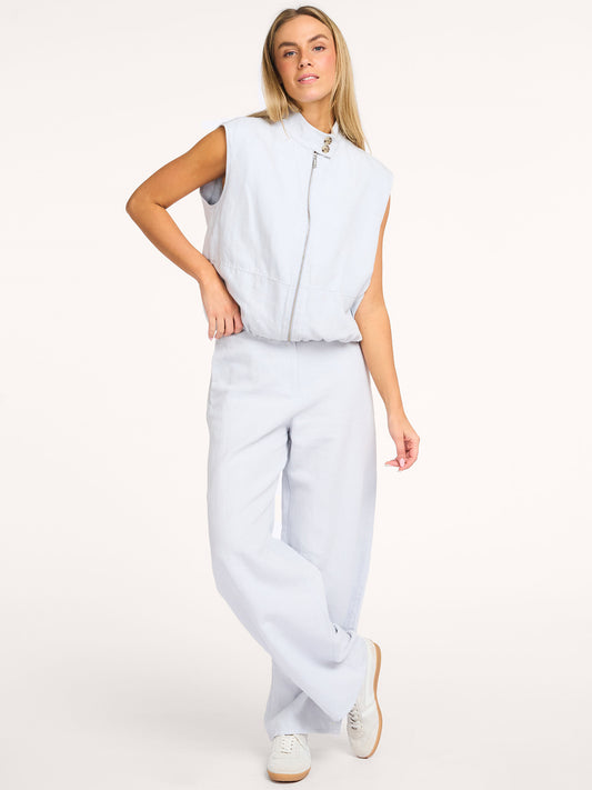 Samsoe Samsoe Broek Saroko Gray Dawn Mel