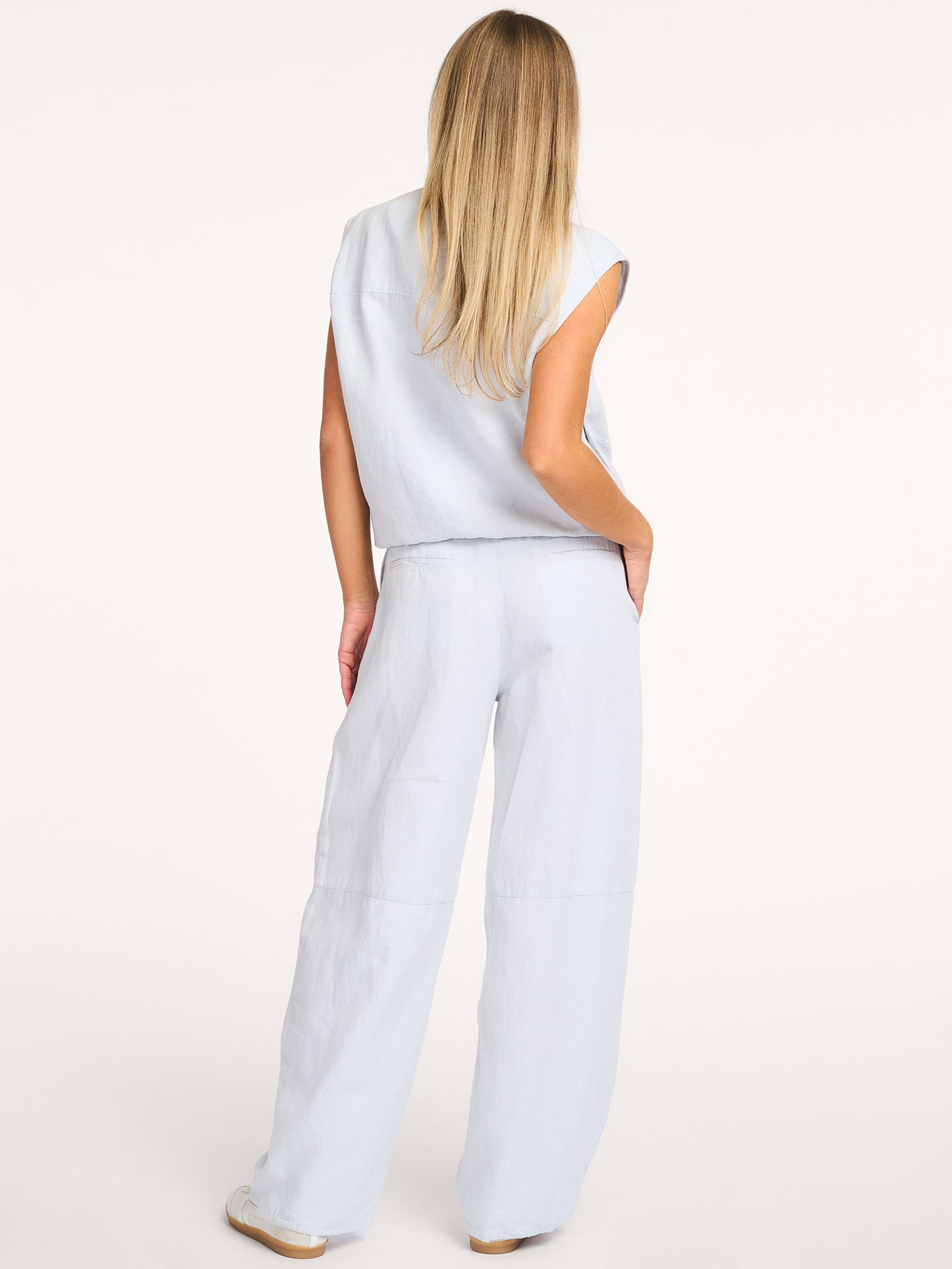 Samsoe Samsoe Broek Saroko Gray Dawn Mel