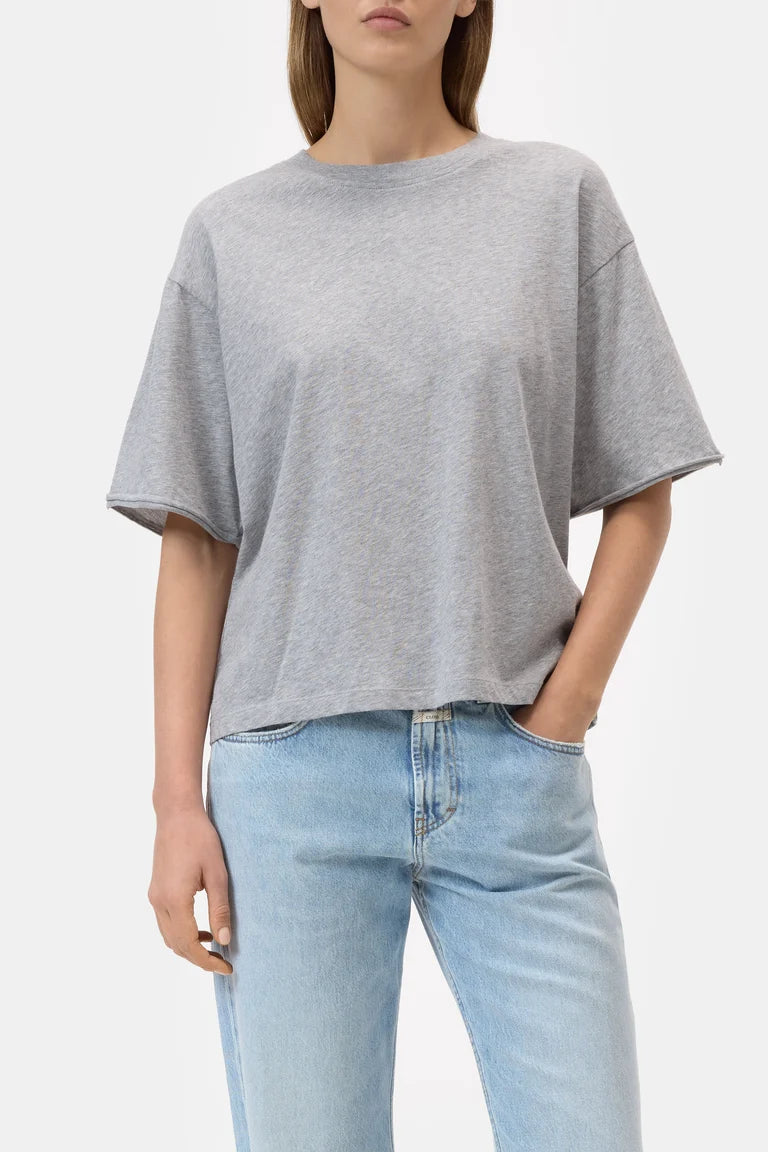 Closed T-Shirt Biokatoen Light Grey Melange