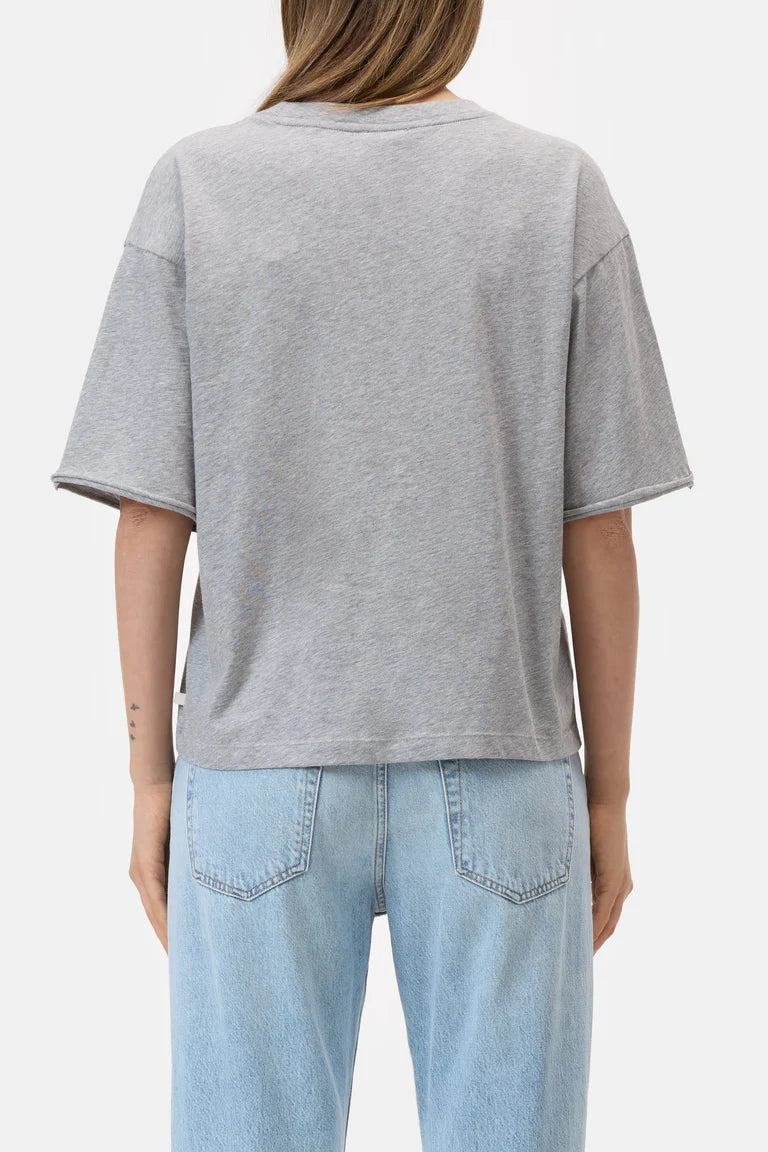Closed T-Shirt Biokatoen Light Grey Melange