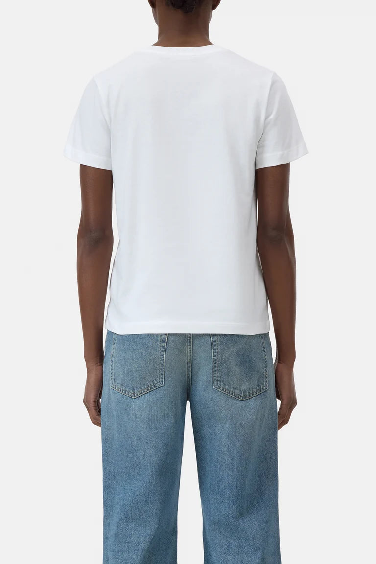 Closed T-Shirt Basic Katoen Wit