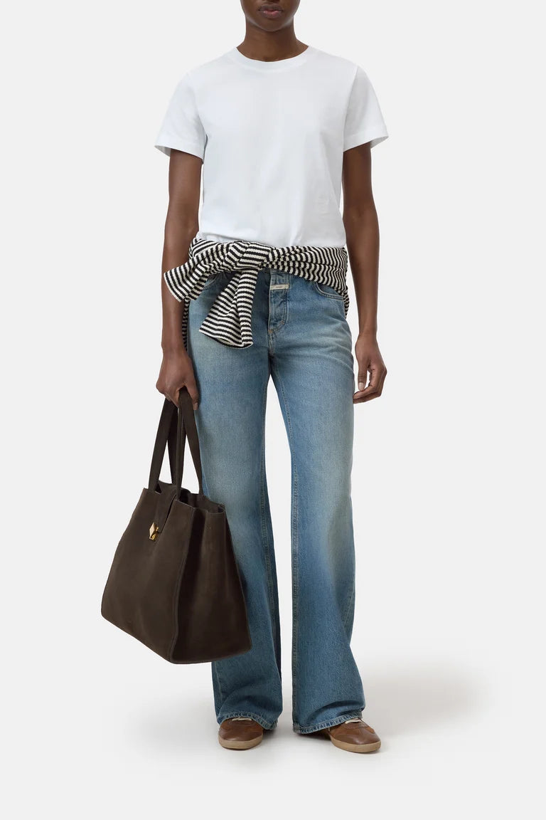 Closed T-Shirt Basic Katoen Wit