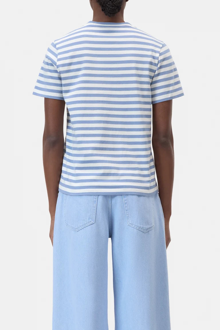 Closed T-Shirt met Strepen Stone Blue