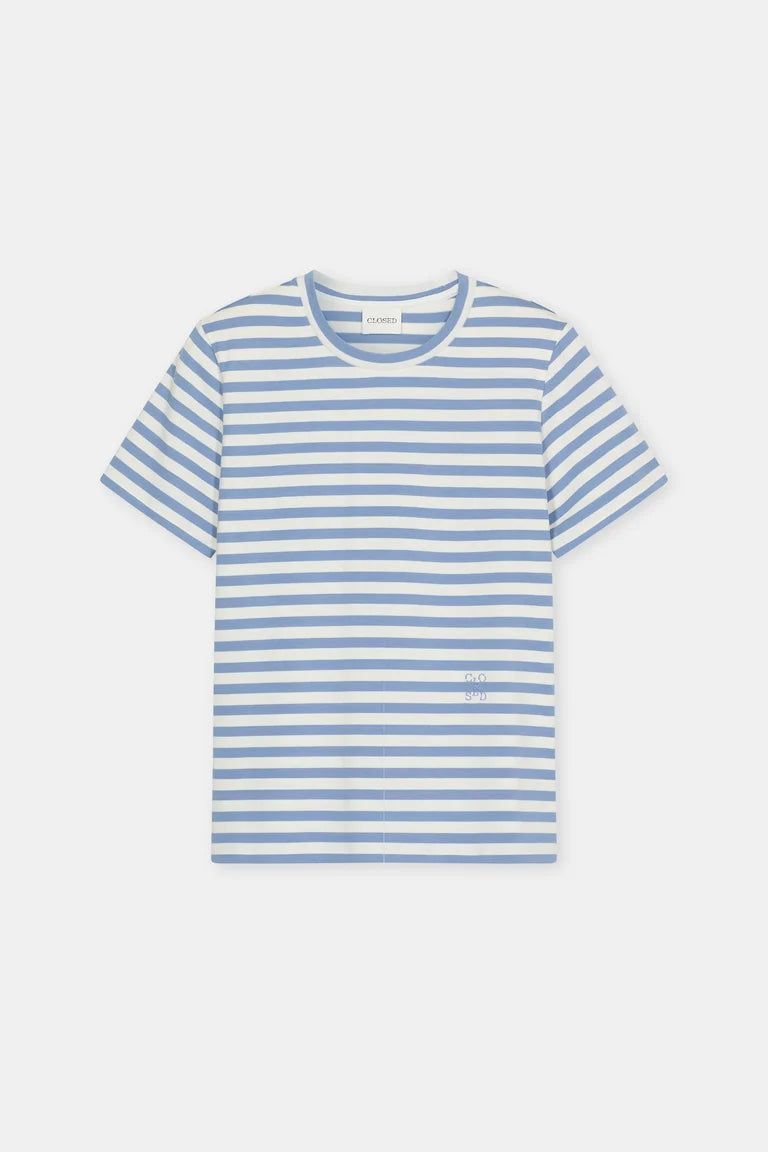 Closed T-Shirt met Strepen Stone Blue