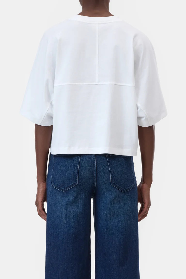 Closed T-Shirt Relaxed Fit Bio Katoen Wit