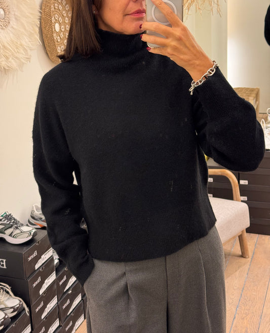 Samsoe samsoe Rolkraag Nola Black